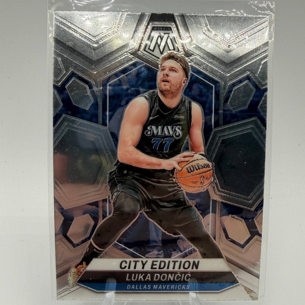 Luka Doncic City Edition 2023-24 Panini Mosaic 285 NBA Dallas Mavericks‎
